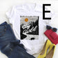 Literature And Art High Mountain Personality Printing Short-sleeved Men And Women