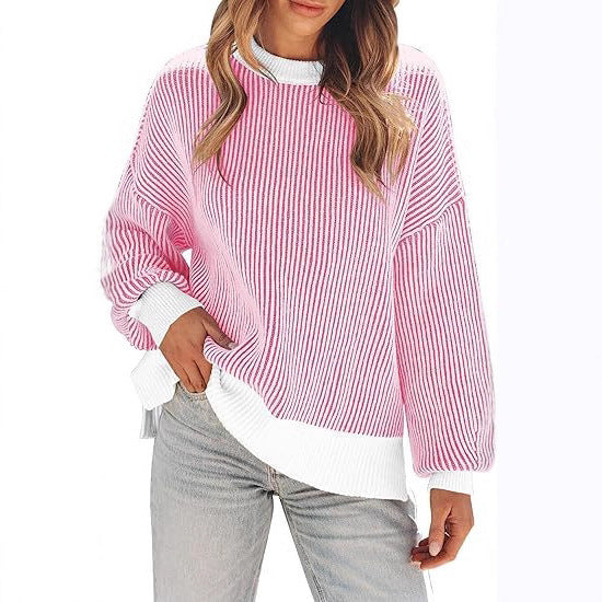Loose All-match Knitted Pullover Top For Women