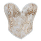 Golden Printing Strapless Women's Tube Top Chest Support