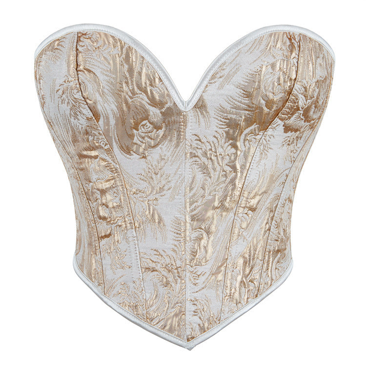 Golden Printing Strapless Women's Tube Top Chest Support
