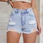 Vêtements pour femmes, mode européenne et américaine, shorts en jean à trous