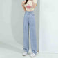 Elastic Waist Lyocell Jeans Women