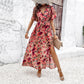 Women's Fashion Vacation Casual Printed Dress