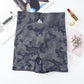 Print Gym Yoga Shorts Soft Workout Yoga Running Shorts Summer