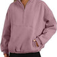 Pull en polyester tendance pour femme, style sport décontracté, avec poche zippée