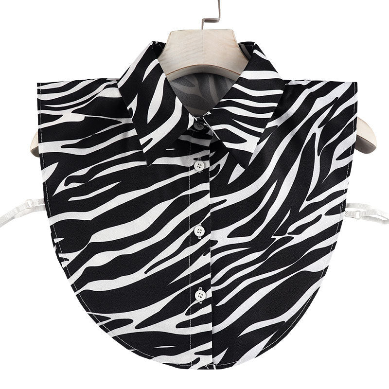 Chemise à faux col tendance et polyvalente