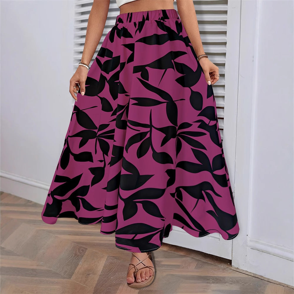 Elegant Professional-ready Draped Pleated Skirt For Women