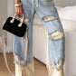 Fashion Ins European And American Street Stitching Pants