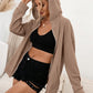 Casual Hooded Sweater Pullover Zip Cardigan Jacket Jacket Top