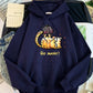 Pull à capuche à motif de personnalité créative