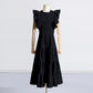 French Retro Heavy Industry Embroidery Dress