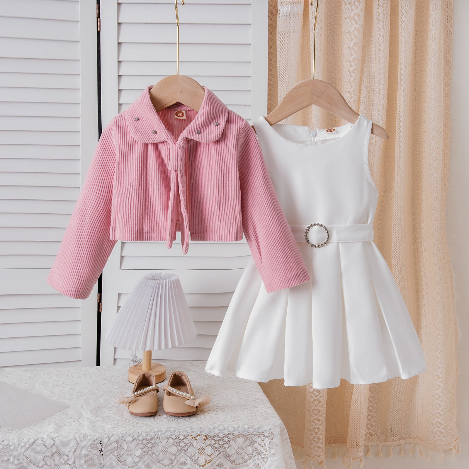 Casual And Versatile Sleeveless Solid Color Pleated Dress