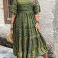 Spring And Summer Tribal Print Casual Women's Dress
