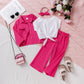 Knitted Solid Color Long Sleeve Lapel Shirt Undershirt