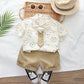Costume d'été à manches courtes, chemise imprimée, short, costume deux pièces