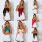 Haut cache-cœur sexy à lacets pour boîte de nuit