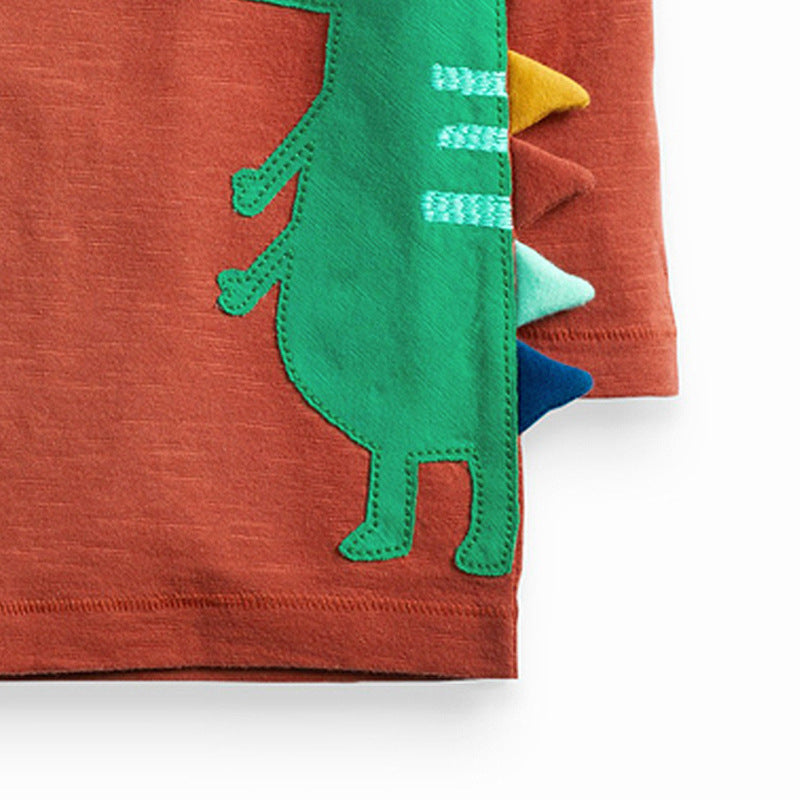 T-shirt garçon en coton tricoté