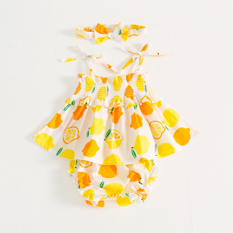Robe à bretelles Lemon Girls