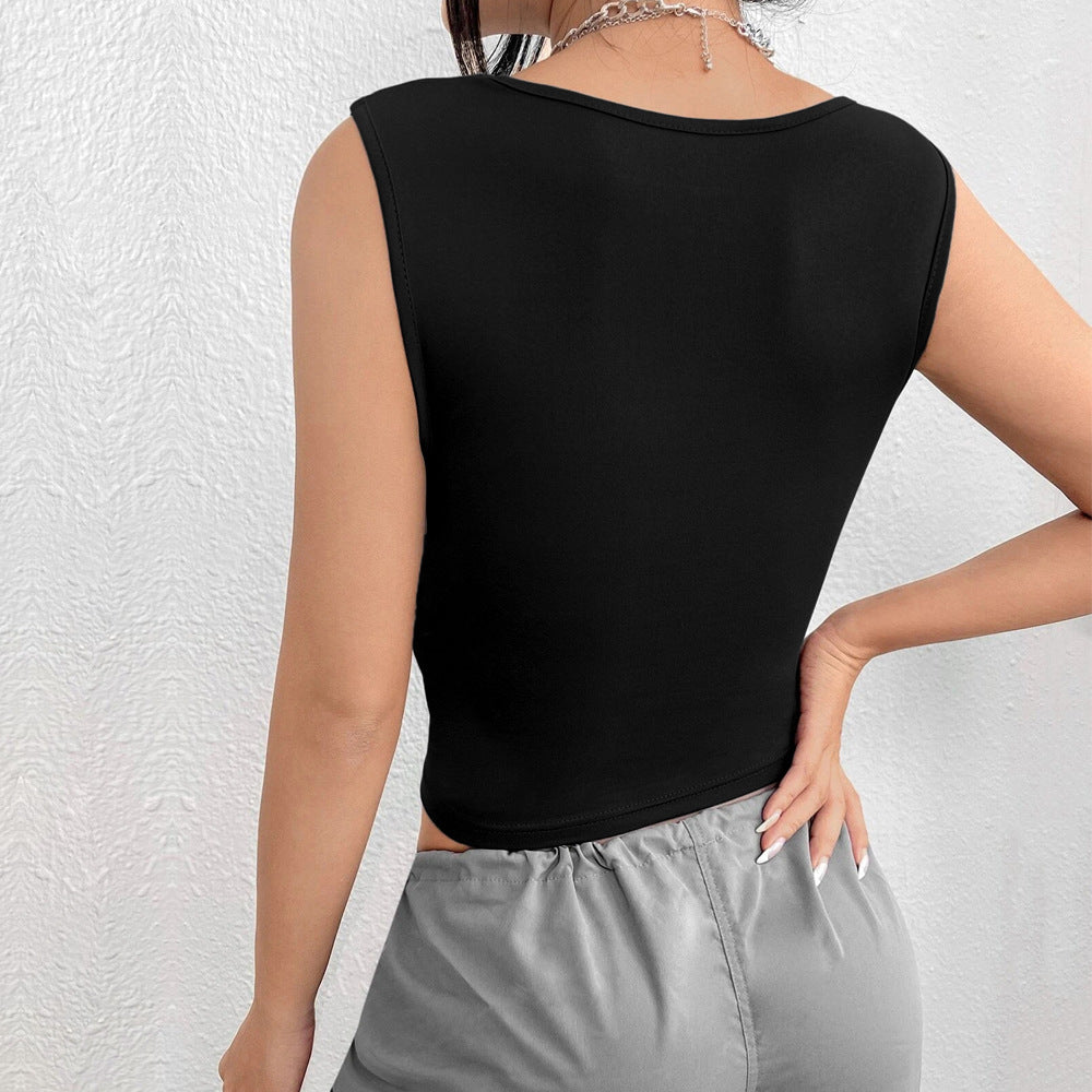 European And American Slimming And Short Color Tube-top Chest-wrapped Vest