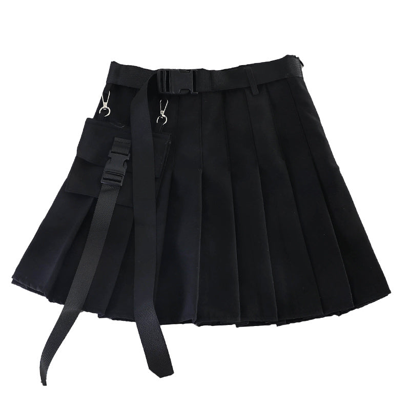 Pleated bust skirt