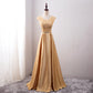 Robe de soirée longue en mousseline