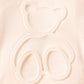 Printed Bear Pullover Sweater Pleated Trousers Sports Suit