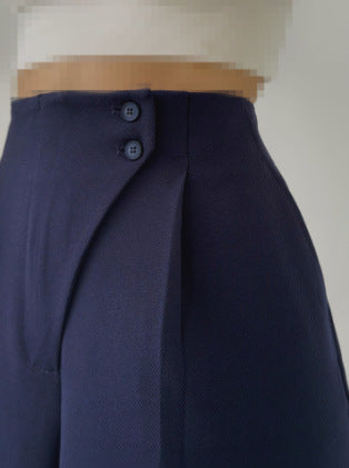 Women's Fashion Casual Straight Trousers