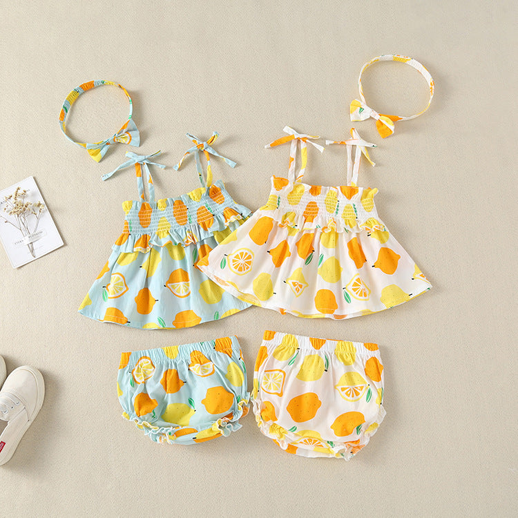 Robe à bretelles Lemon Girls