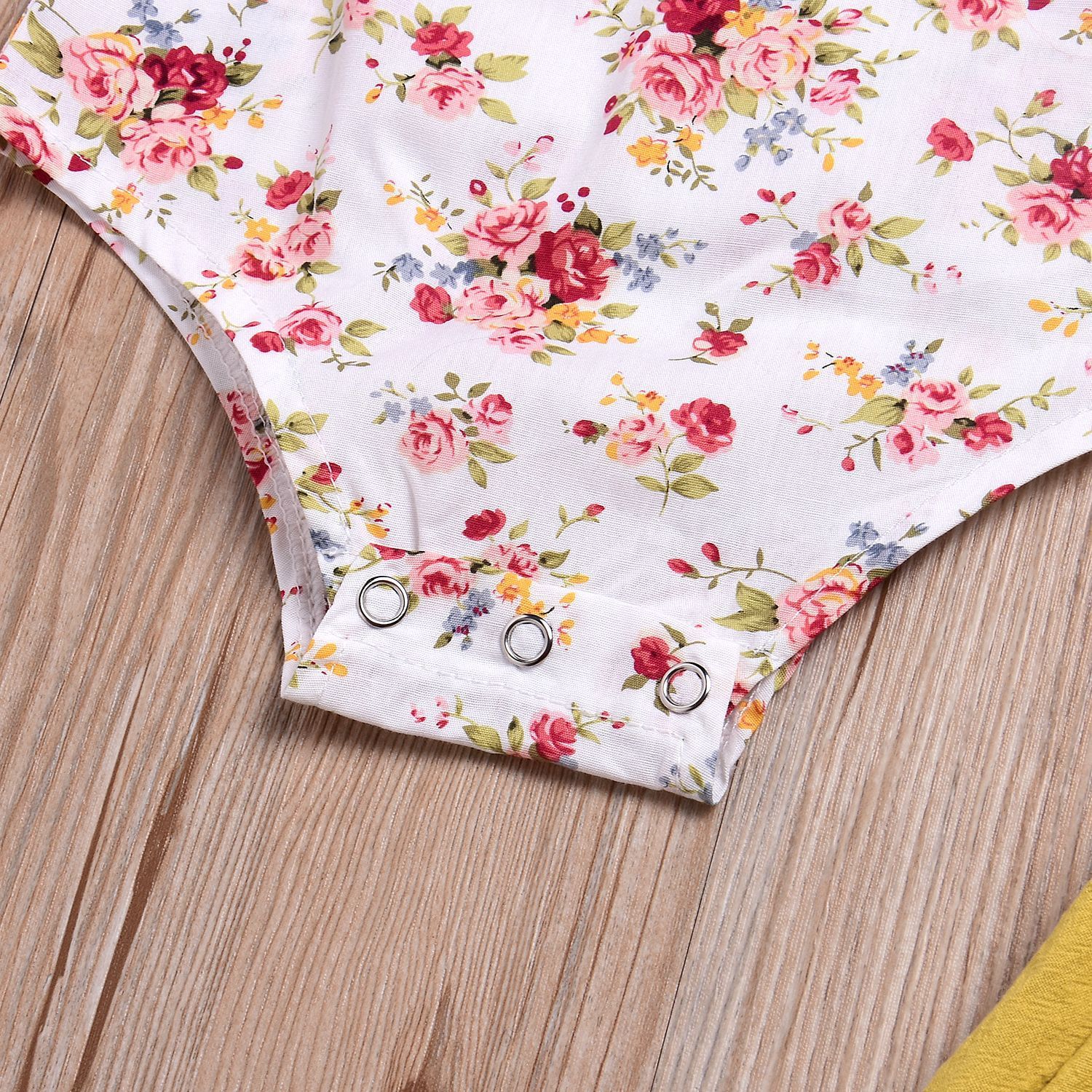 Ensemble deux pièces robe à bretelles fleuries pour fille