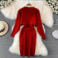 Women's Two-Piece Knitted Camisole Dress