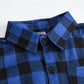 Boys And Girls Plaid Shirts Handsome Tops For Middle And Small Children