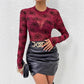 Mesh Bottoming Shirt Thin See-throughFlattering Top For Women
