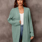 Autumn And Winter New Women's Cardigan Irregular Sweater Hollow Out Sweater Coat