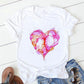 T-shirt à manches courtes imprimé floral tendance