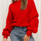 Solid Color Women's Loose Casual Sweater