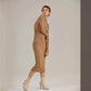 Round Neck Knitted Dress Stretch Slim