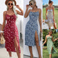 Robe élégante à fleurs pour femmes européennes et américaines, nouvelle collection d'été