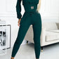 Women's Waist Girdle Sports Hooded Suit