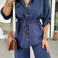 Women's Autumn Fashion Loose Casual Solid Color Suit