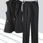 High-end Slim-fit Temperament Professional Vest Two-piece Set