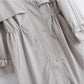 Hooded straight women's trench coat