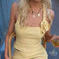 Ins Fashion Brand Rose Halter Vest