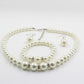 Fast sell bridal decorations, wedding jewelry set, pearl necklace, earring, bracelet wholesale