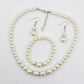 Fast sell bridal decorations, wedding jewelry set, pearl necklace, earring, bracelet wholesale