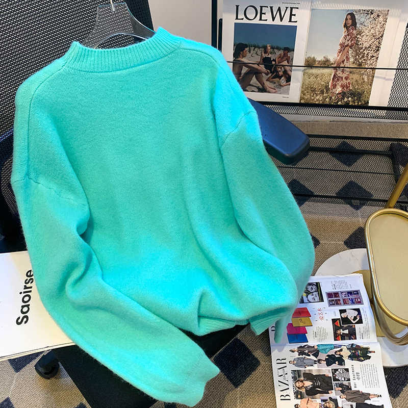 Pull en cachemire pour femme, pull épais