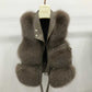 Women's Leather Vest Jacket Winter New Korean Version
