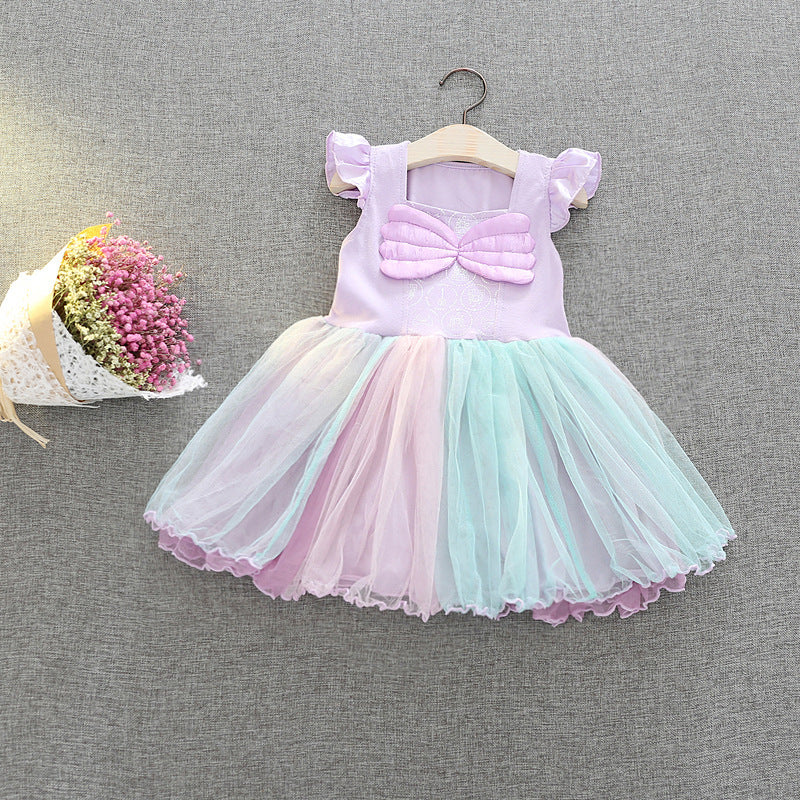 Vêtements pour enfants Nouvelle robe de princesse Robe de fille Costume d'Halloween pour enfants Jupe pour enfants
