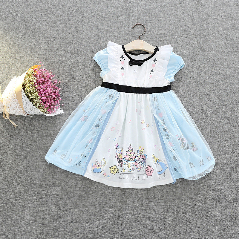 Vêtements pour enfants Nouvelle robe de princesse Robe de fille Costume d'Halloween pour enfants Jupe pour enfants