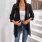 Polka Dot Open Front Coat