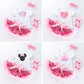 Pink sequined tutu skirt short sleeve high quality cotton romper